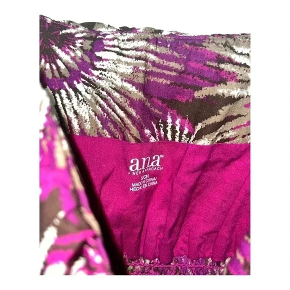 0114. A.N.A. SPAGHETTI STRAP SUMMER‎ DRESS MINI LENGTH SIZE SMALL PURPLE - Picture 5 of 9